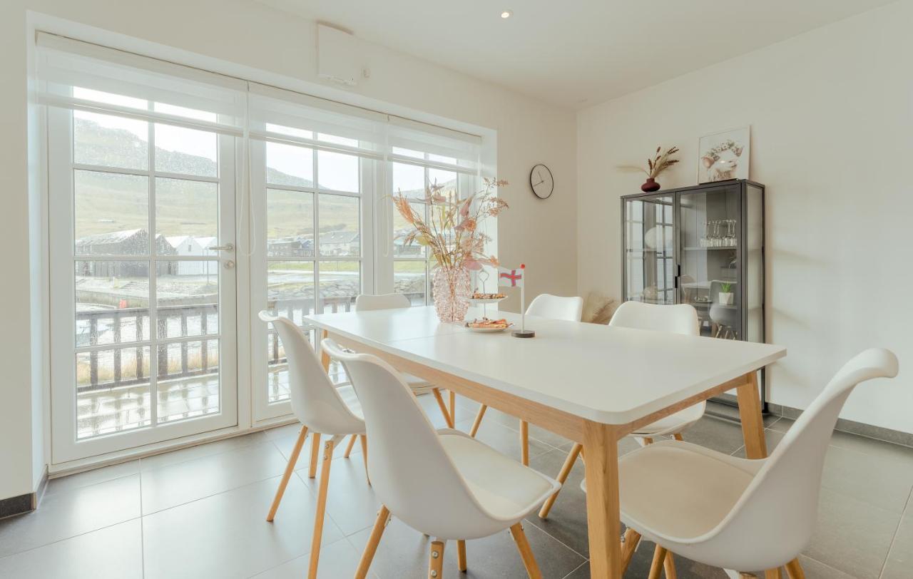 New Boat House Villa Leirvik Luaran gambar